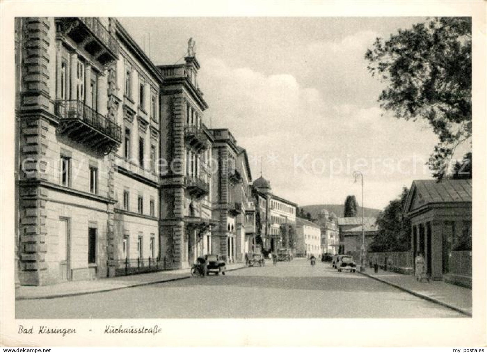 73142917 Bad Kissingen Kurhausstrasse Kupfertiefdruck Bad Kissingen - Bad Kissingen