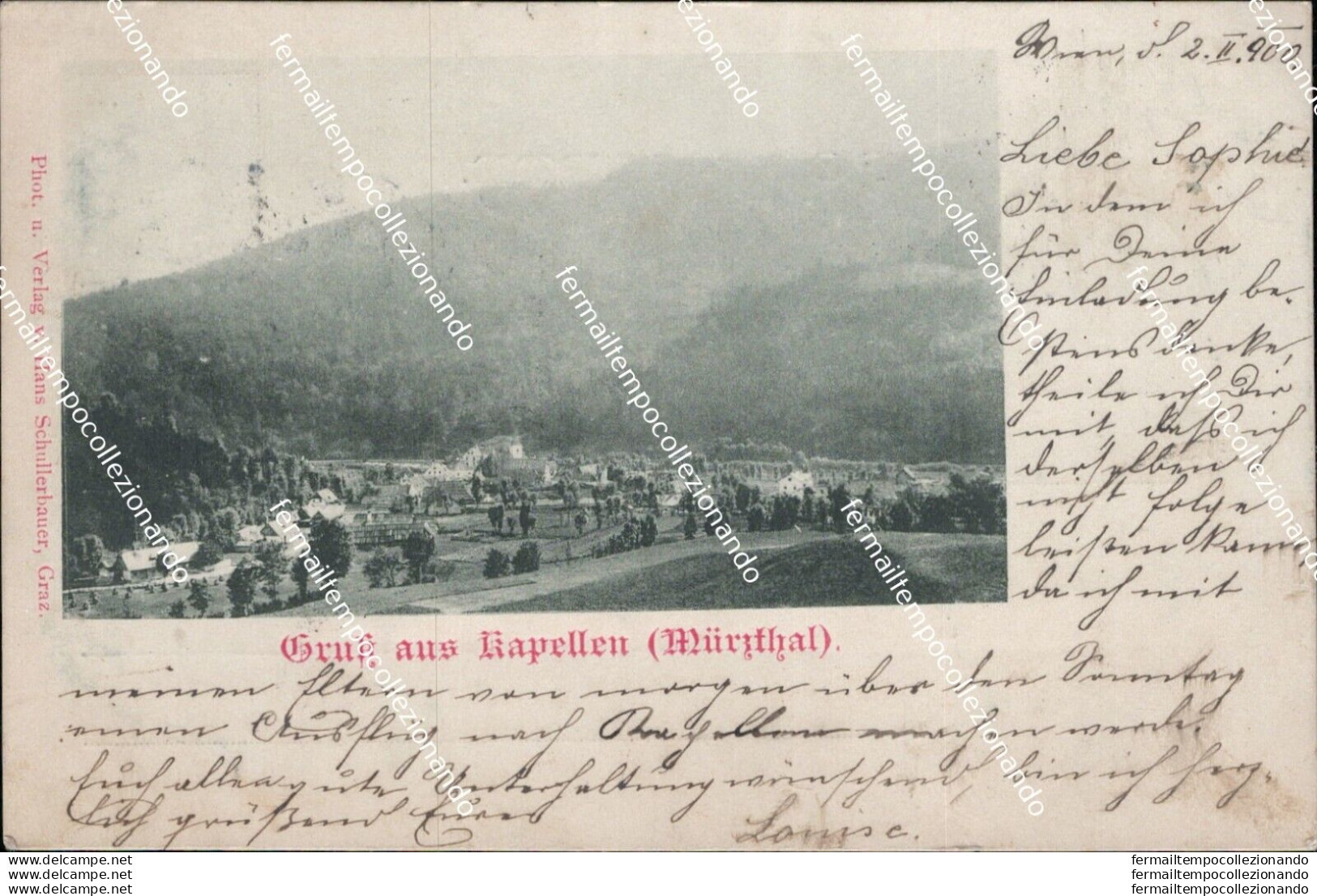 Au37 Cartolina Gruss Aus Kapellen - Otros & Sin Clasificación