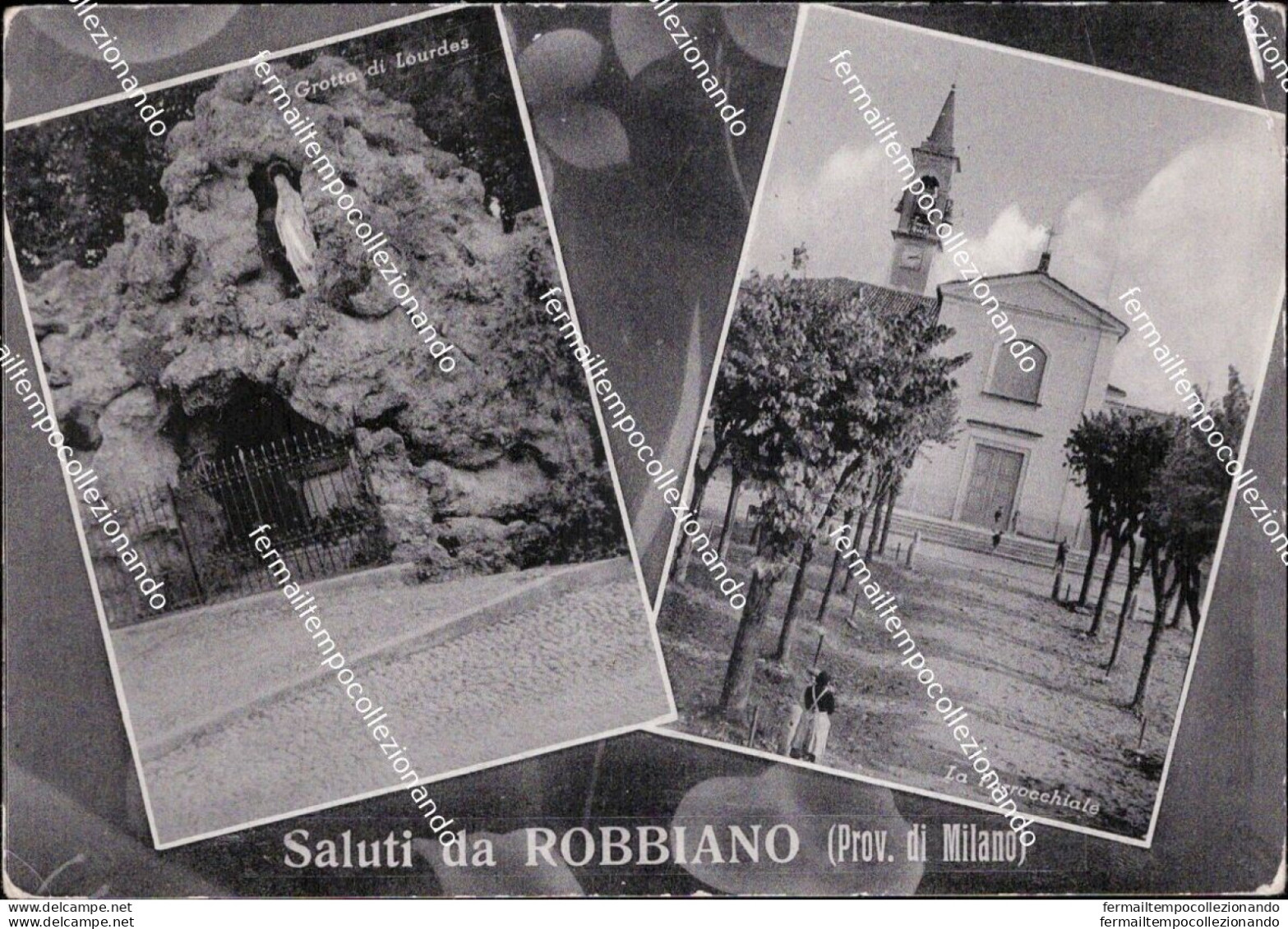 Am798 Cartolina Saluti Da Robbiano Provincia Di Milano Lombardia - Milano (Milan)