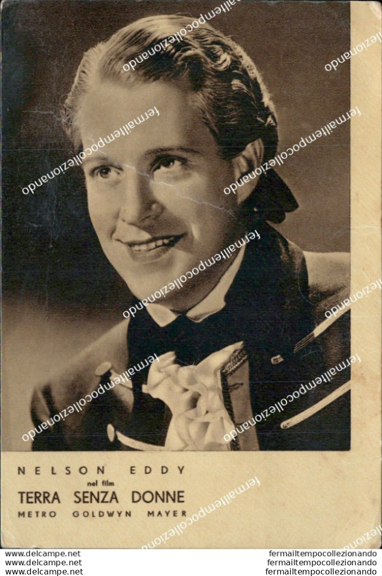 Bi208 Cartolina Nelson Eddy Attore Actor Personaggi Famosi - Artisti