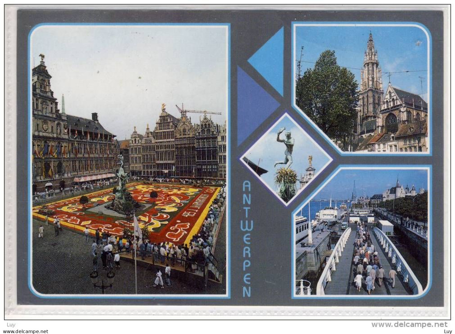 ANTWERPEN, Multi View - Nice Stamp EUROPA CEPT, Belgie - Antwerpen