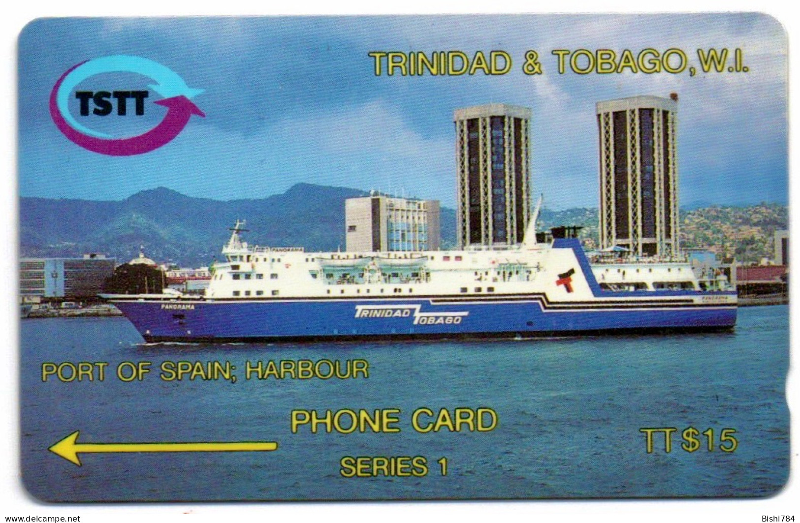 Trinidad & Tobago - PORT OF SPAIN; HARBOUR - 3CTTA - Trinidad En Tobago