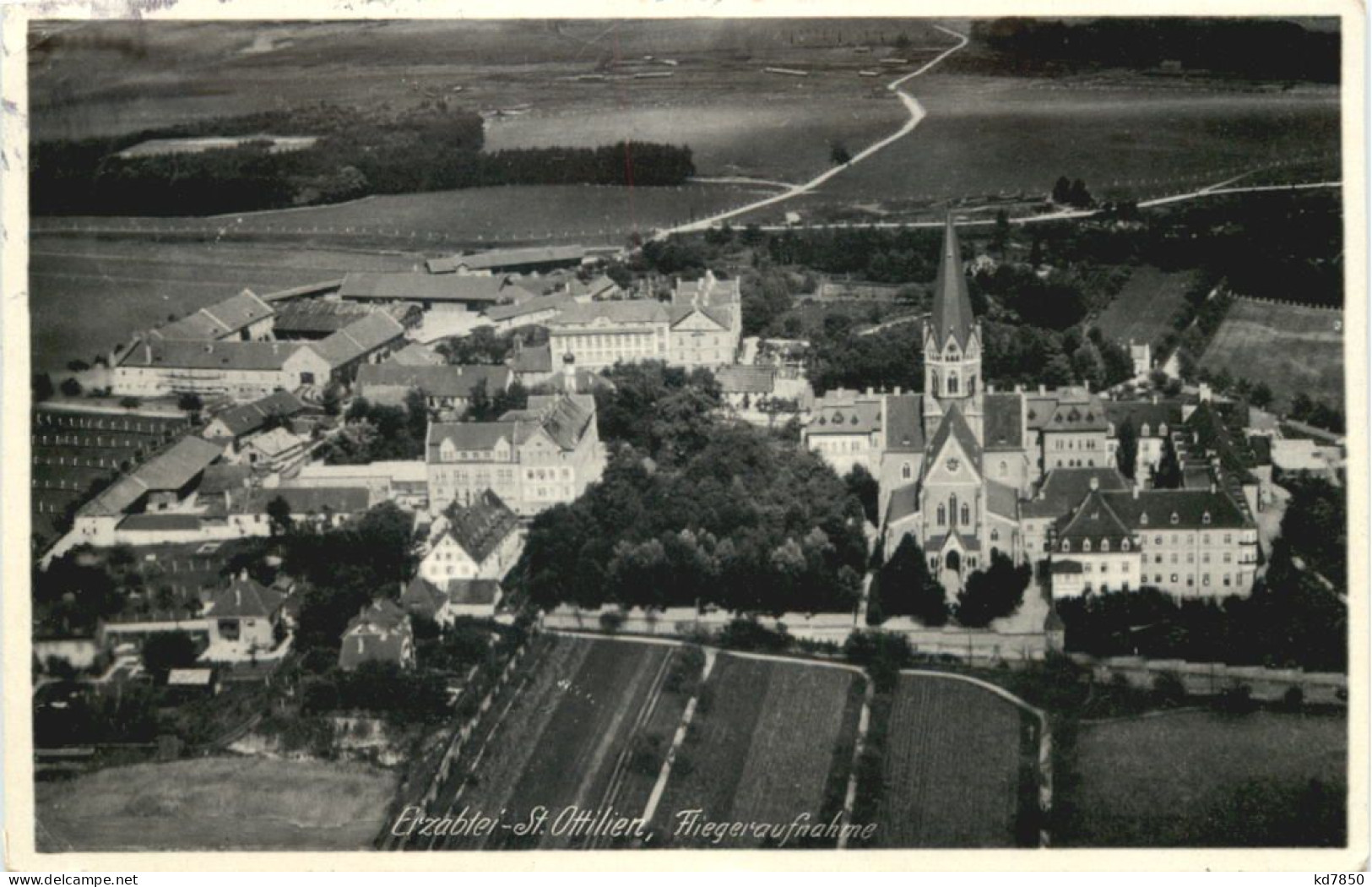 St. Ottilien, Erzabtei, Fliegeraufnahme - Landsberg