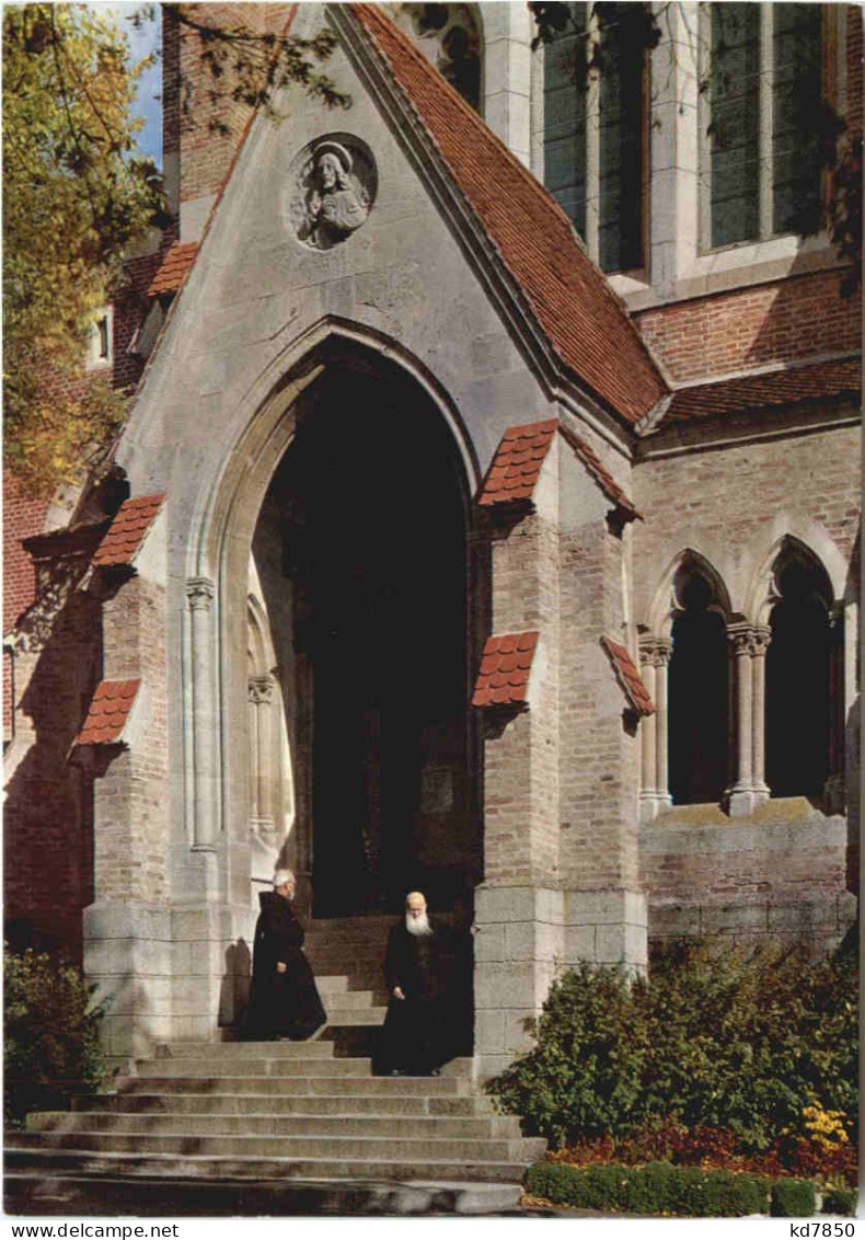 St. Ottilien, Erzabtei, Herz-Jesu-Kirche, Kirchenportal - Landsberg