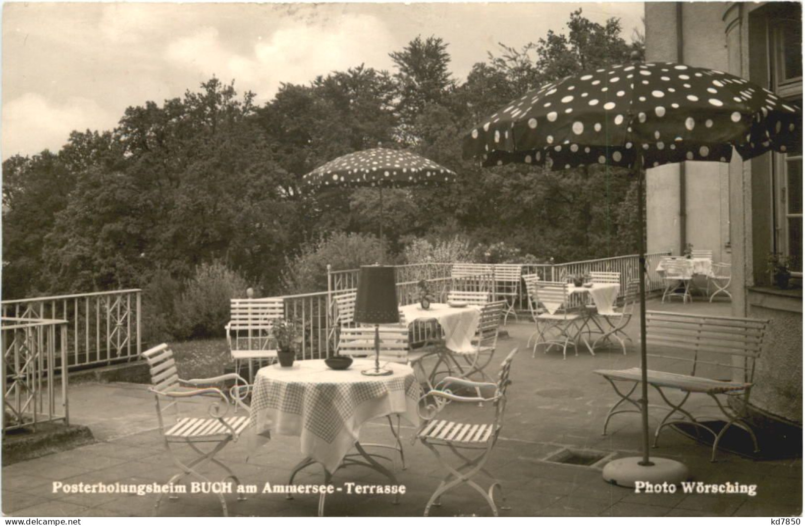 Buch A. Ammersee, Post-Erholungsheim, Terrasse - Starnberg