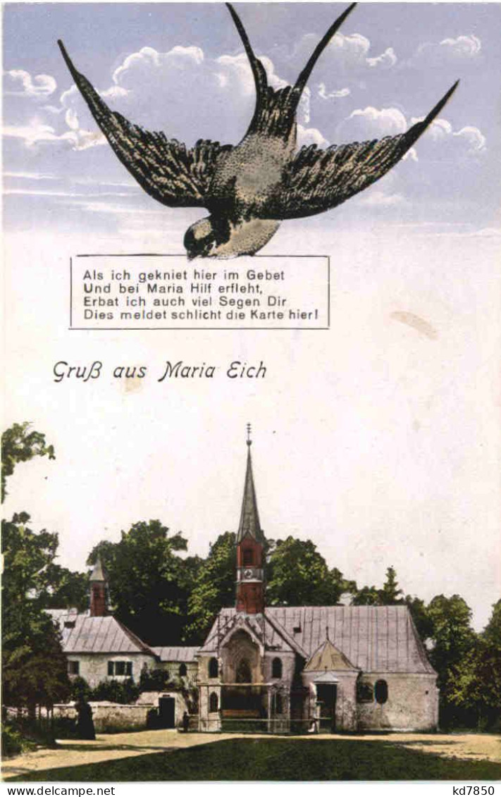 Planegg, Wallfahrtskapelle Maria Eich, Grüsse - München