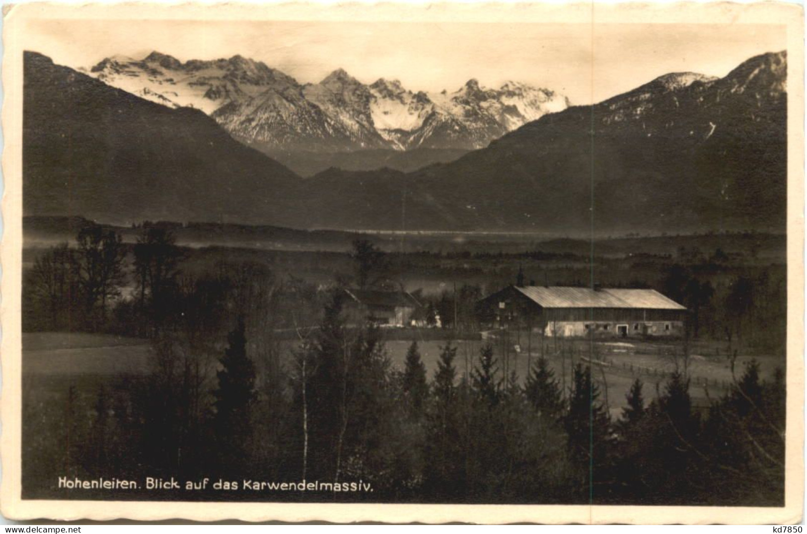 Eurasburg, Hohenleiten, Blick Auf Das Karwendelmassiv - Bad Toelz