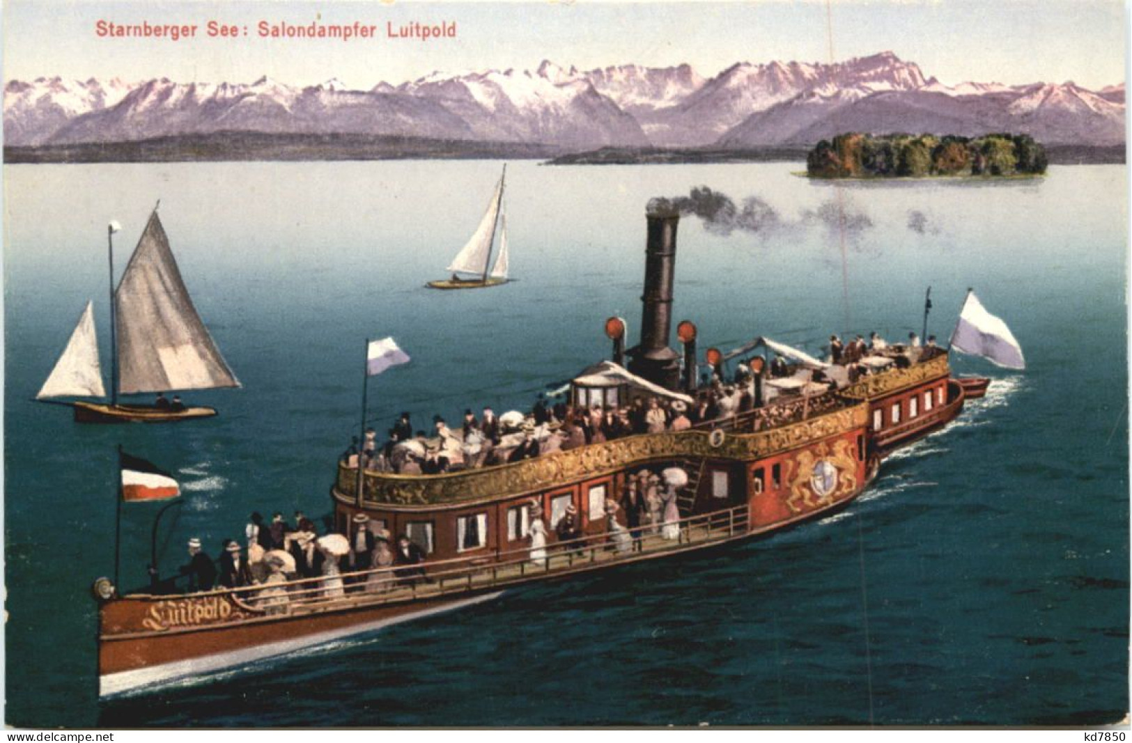 Starnberger See, Salondampfer Luitpold - Starnberg