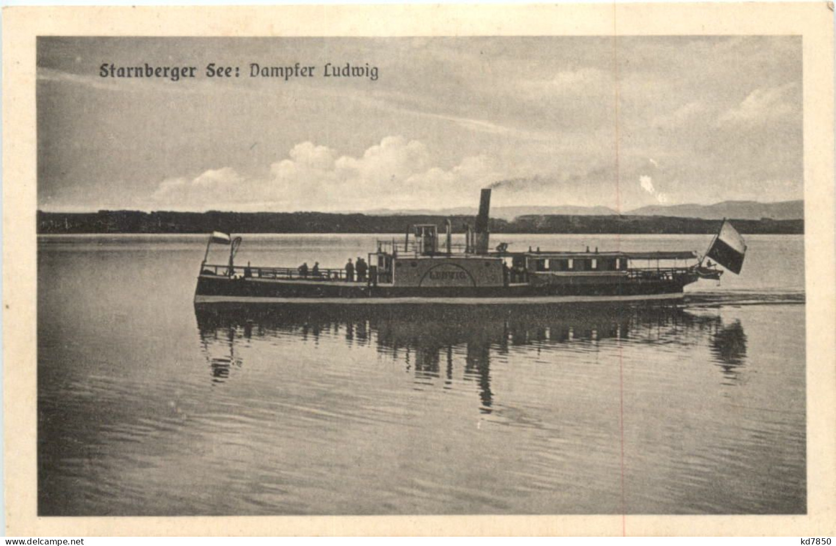 Starnberger See, Dampfer Ludwig - Starnberg