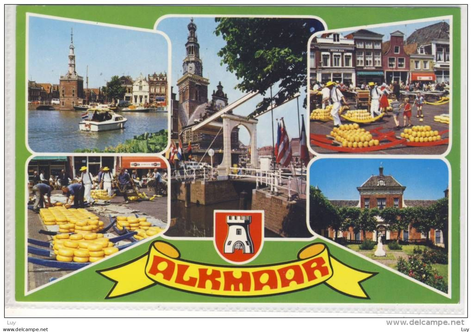 ALKMAAR - Multi View Kaasmarkt ....,    Nice Stamp - Alkmaar