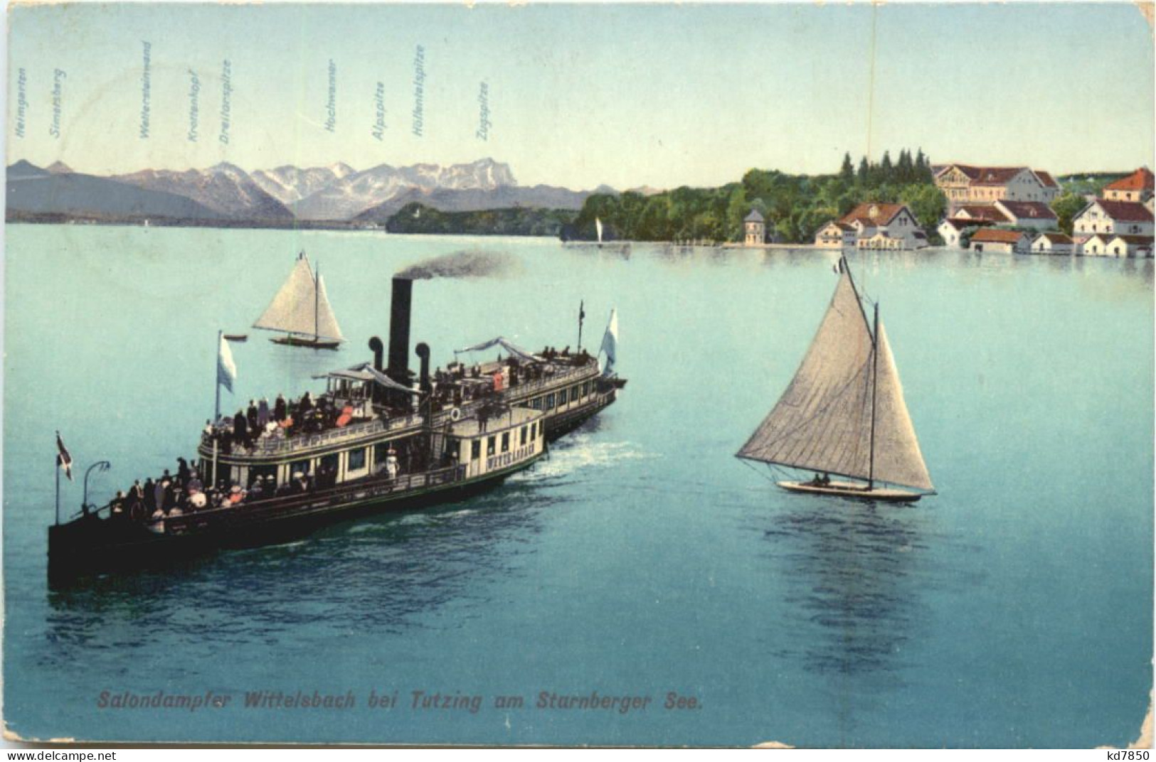 Starnberger See, Dampfer Wittelsbach Bei Tutzing - Starnberg