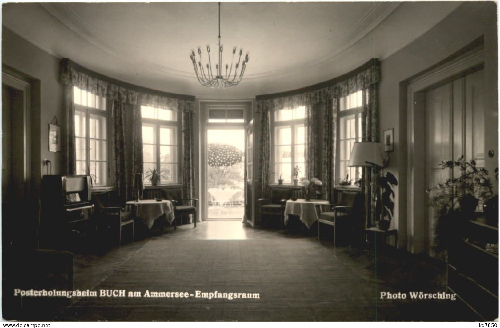 Buch A. Ammersee, Post-Erholungsheim, Empfangsraum - Starnberg