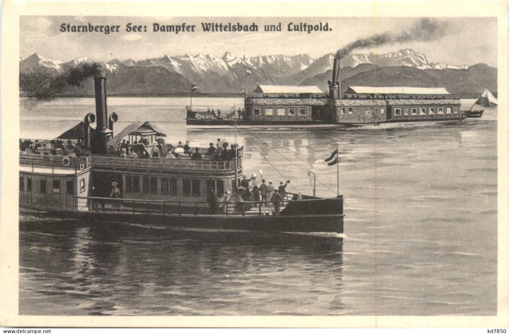 Starnberger See, Dampfer Wittelsbach Und Luitpold - Starnberg