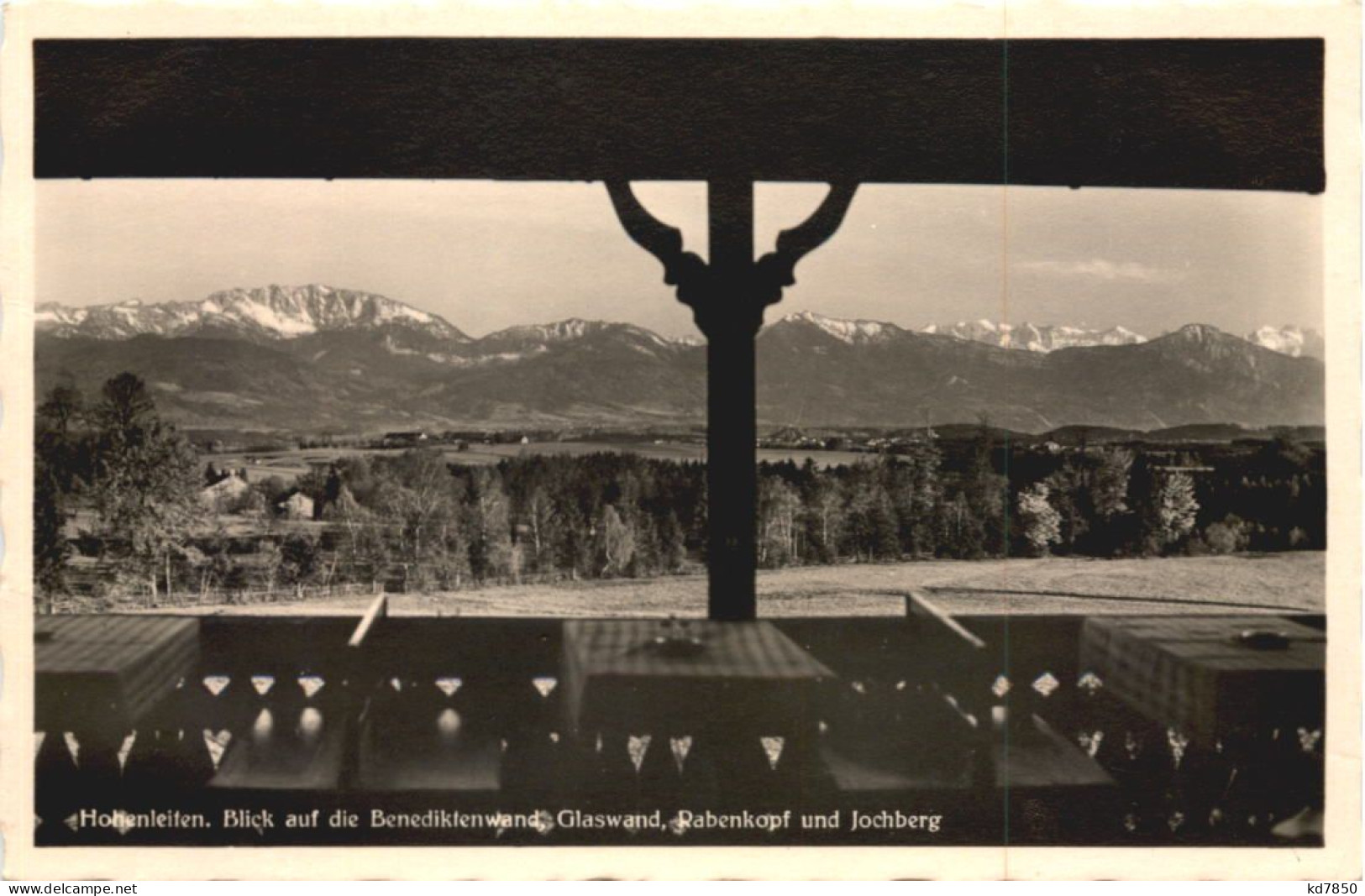 Eurasburg, Blick Von Hohenleiten Gegen Benediktenwand - Bad Toelz