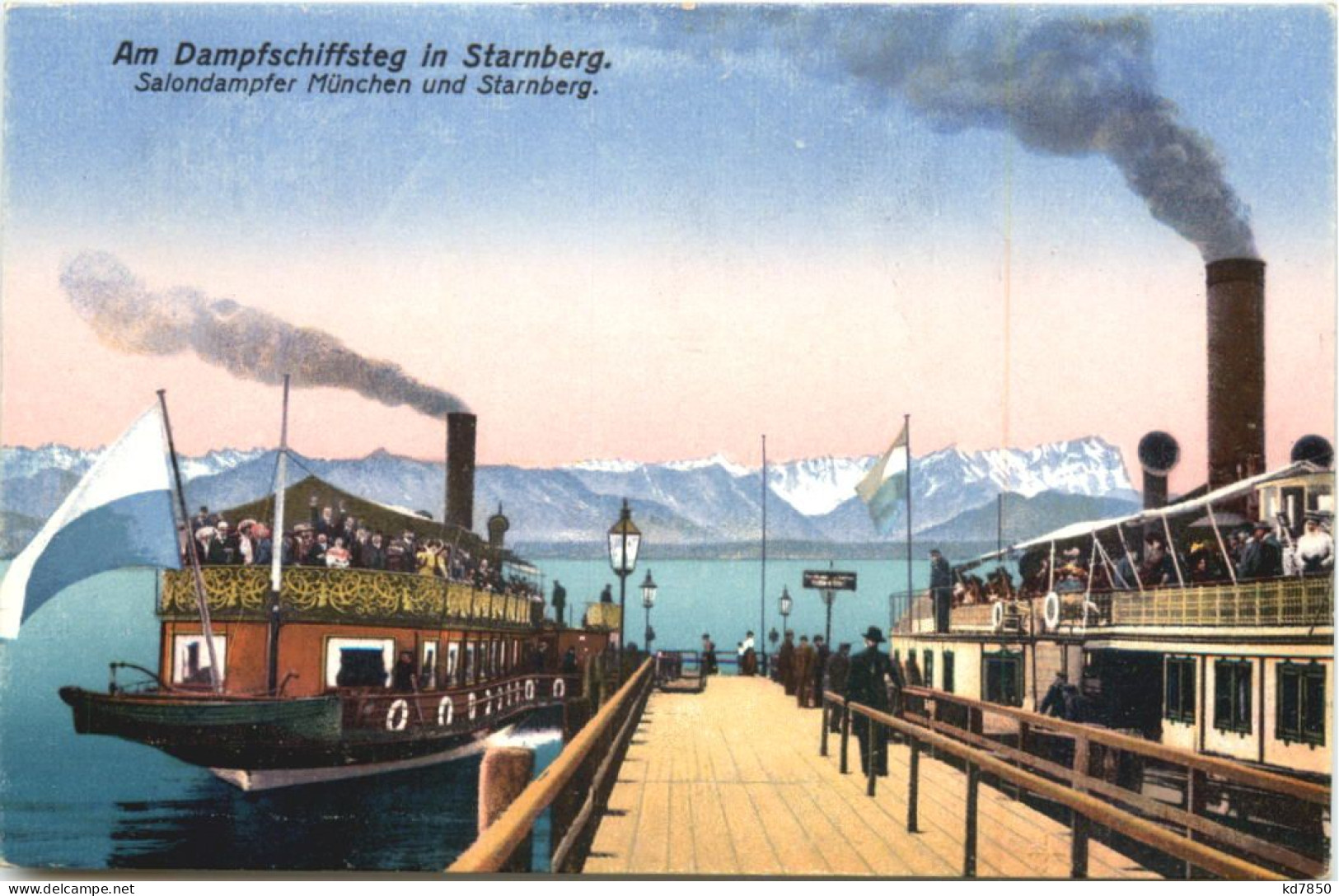 Starnberger See, Mit Dampfer Starnberg Und München - Starnberg