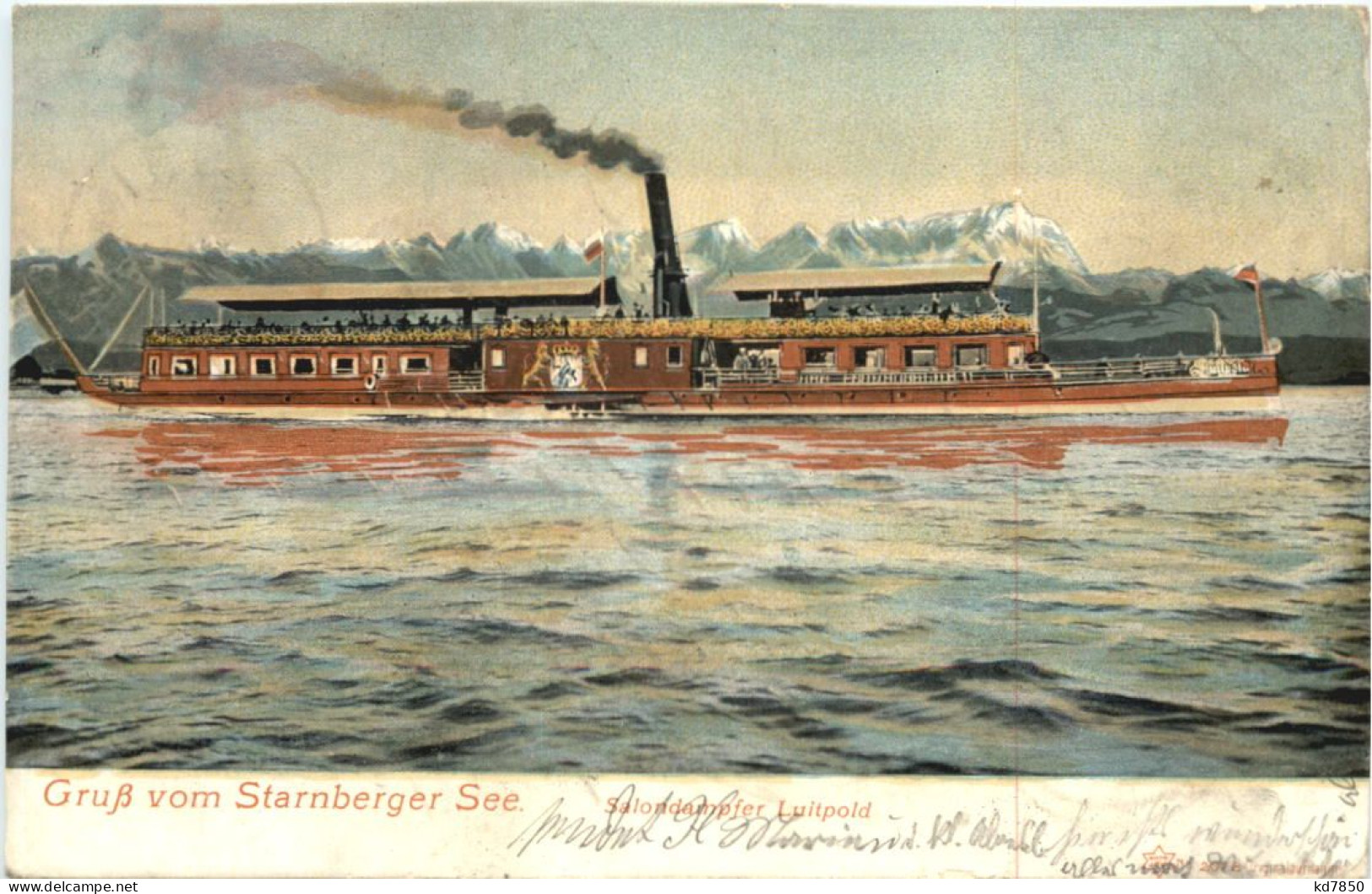 Starnberger See, Dampfer Luitpold - Starnberg