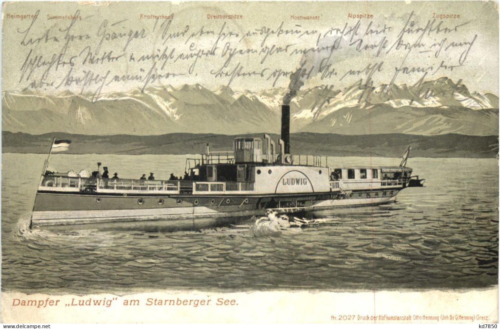 Starnberger See, Dampfer Ludwig - Starnberg