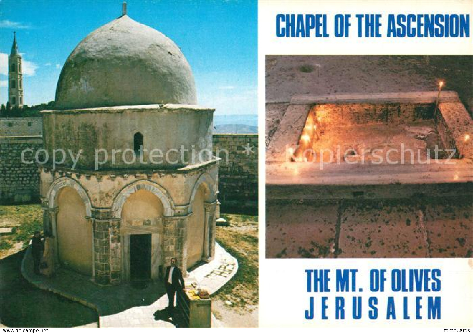 73070135 Jerusalem Yerushalayim Chapel Of The Ascension Mount Of Olives Himmelfa - Israel