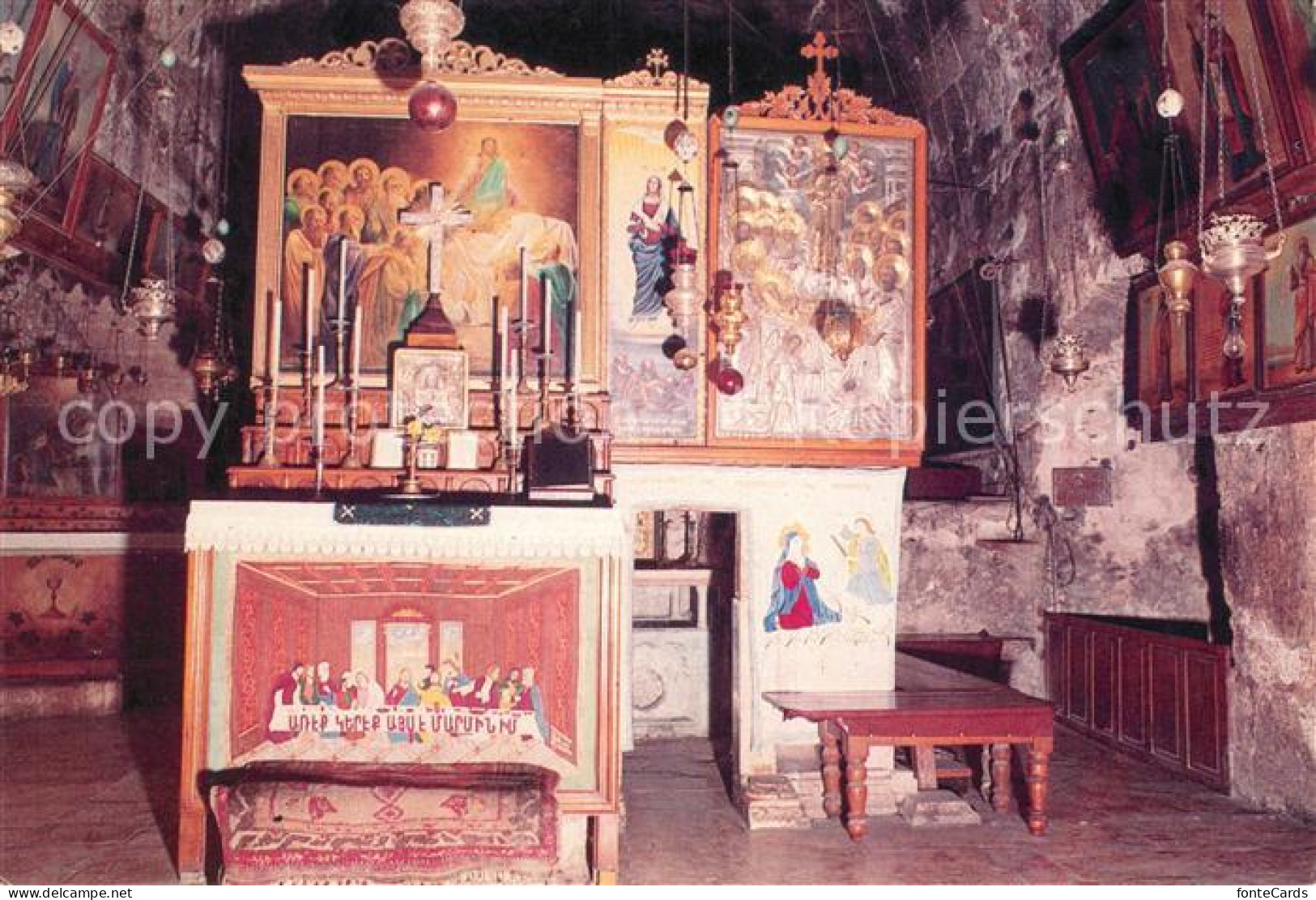 73070134 Gethsemane Gethsemani Tomb Of The Virgin Mary Armenian Altar Gethsemane - Israel