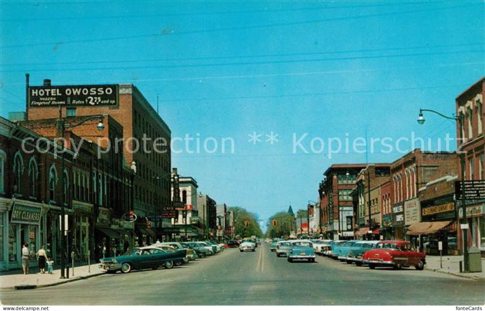 73062935 Owosso Washington Street In The Downtown Section - Andere & Zonder Classificatie