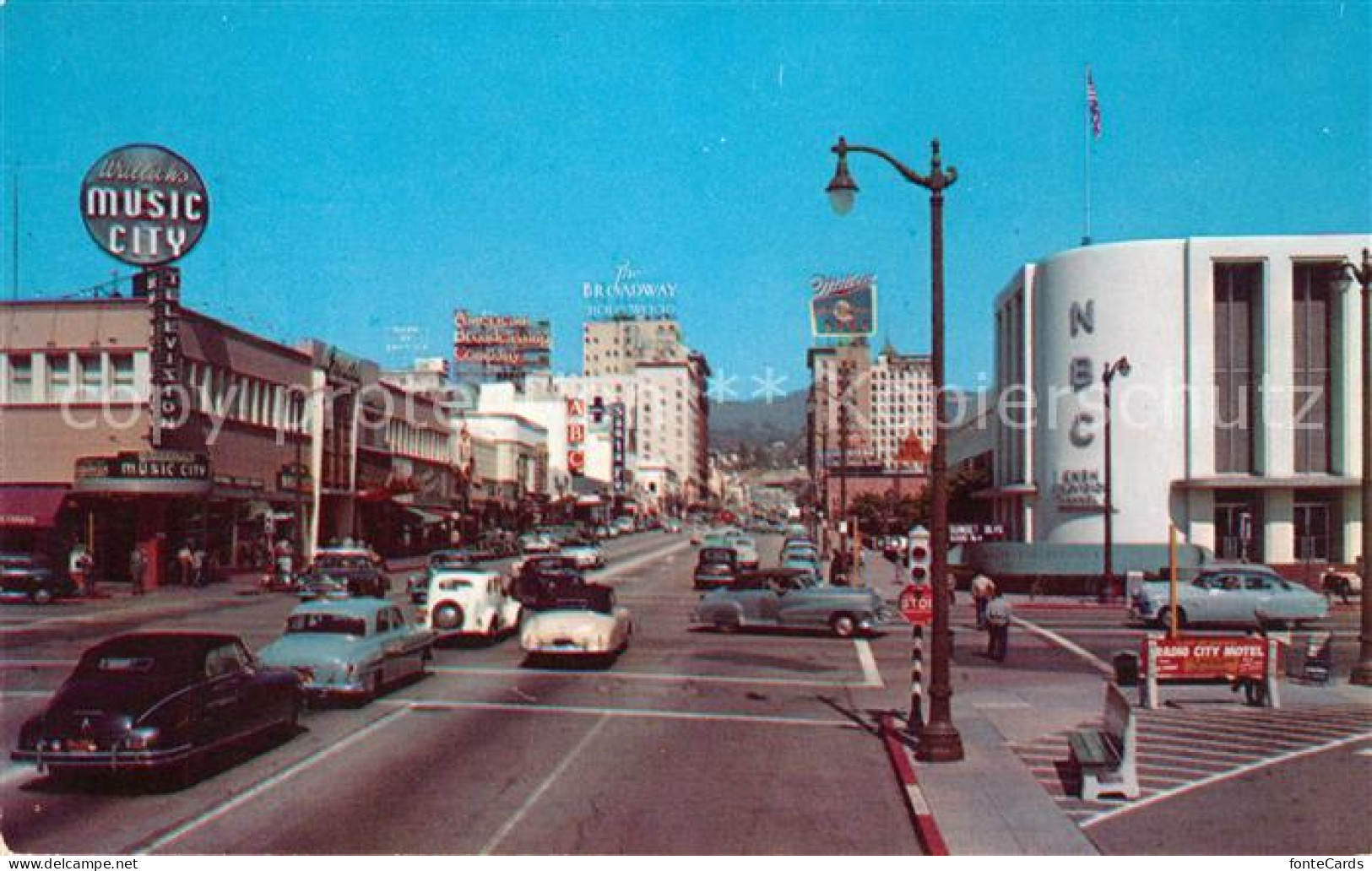 73062869 Hollywood California Sunset And Vine Radio Center Hollywood California - Andere & Zonder Classificatie