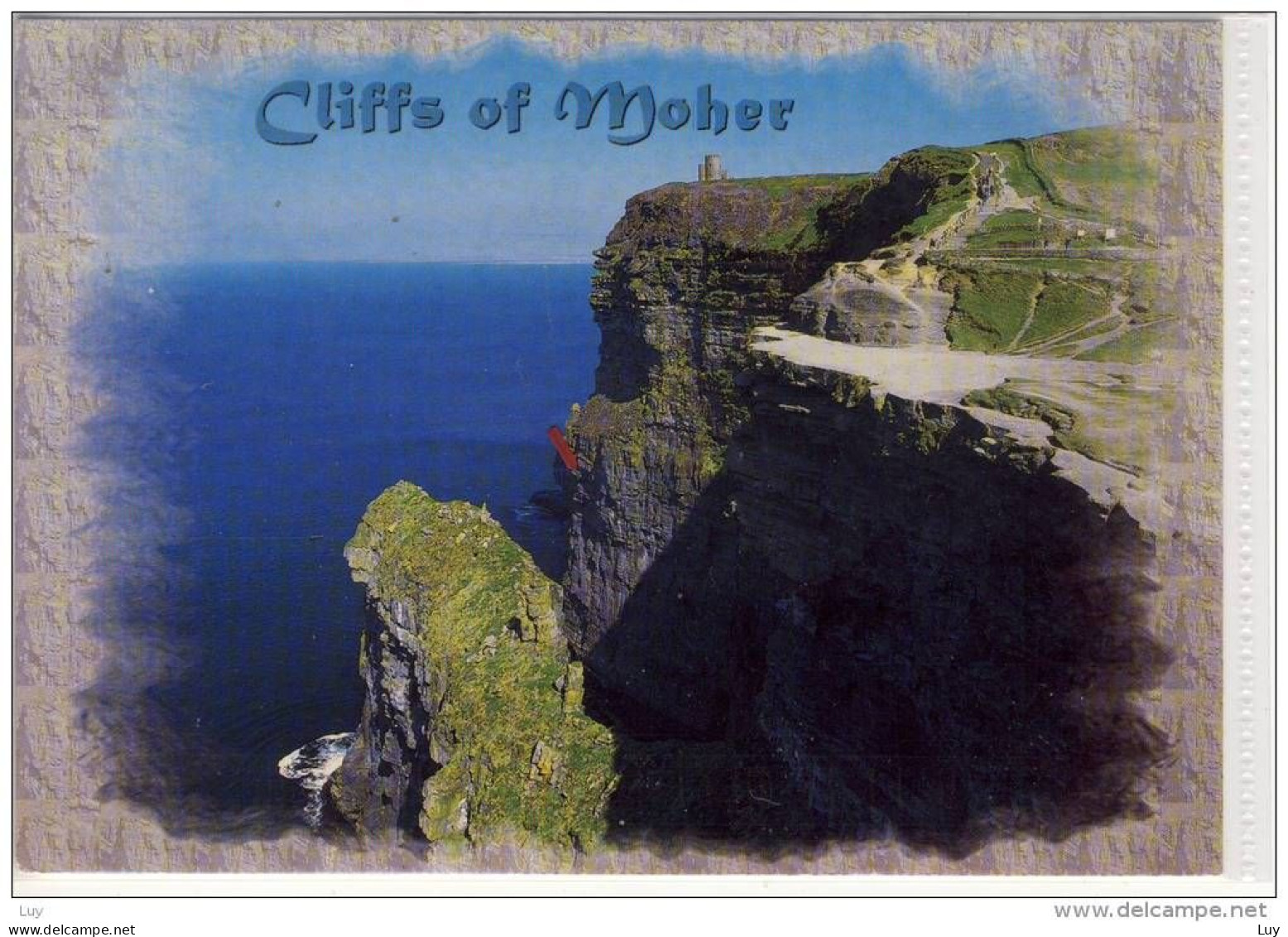 CLIFFS OF MOHER, CLARE -   Panorama,  Nice Stamp Bird - Clare