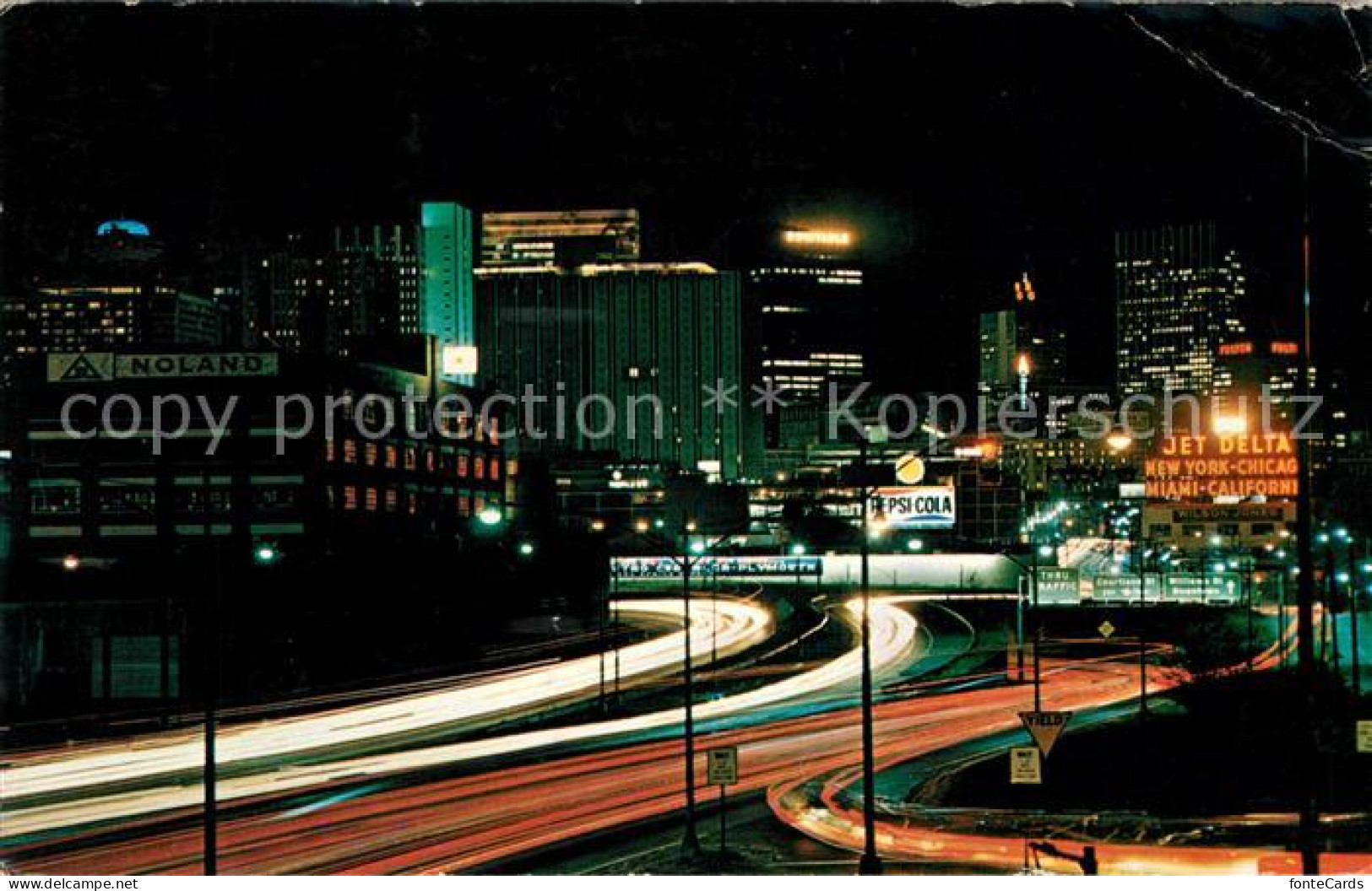 73062859 Atlanta_Georgia Skyline At Night - Sonstige & Ohne Zuordnung