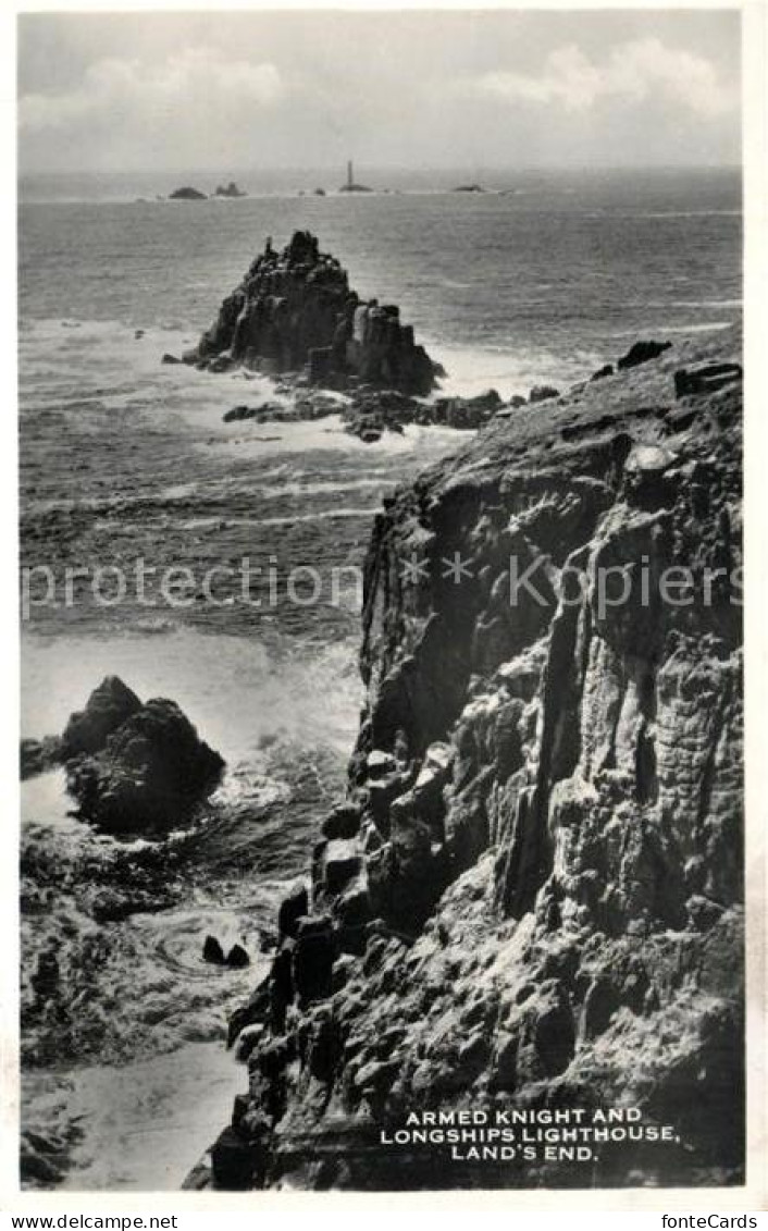 73062481 Land S End Armed Knight And Longships Lighthouse Coast Land S End - Autres & Non Classés