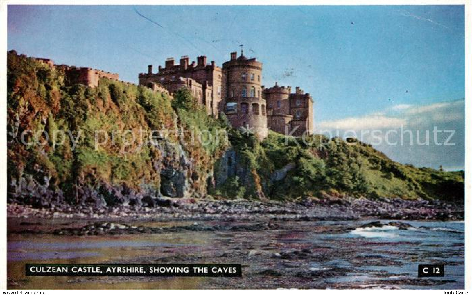 73062468 South Ayrshire Culzean Castle Showing The Caves South Ayrshire - Other & Unclassified