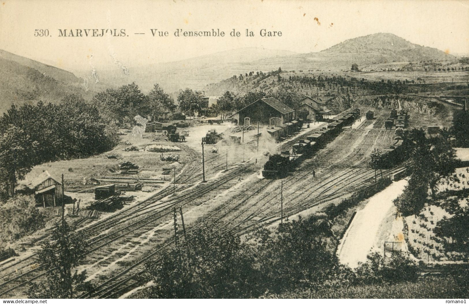 48)   MARVEJOLS  -  Vue D'ensemble De La Gare - Marvejols