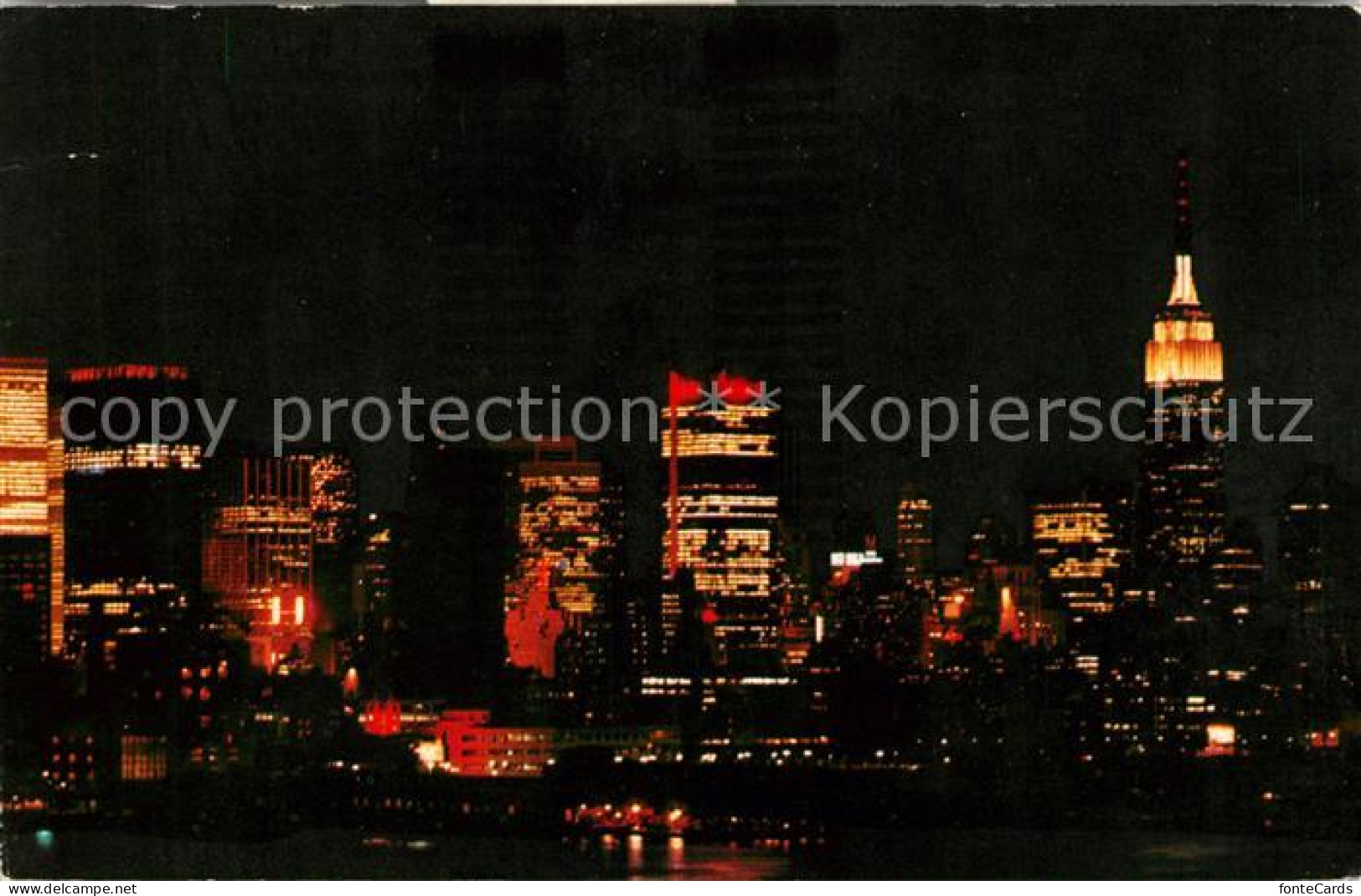 73061575 New_York_City Midtown Manhattan Skyline At Night - Sonstige & Ohne Zuordnung