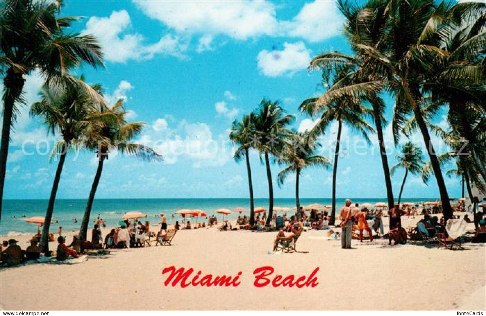 73061565 Miami_Beach Strandpartie - Other & Unclassified