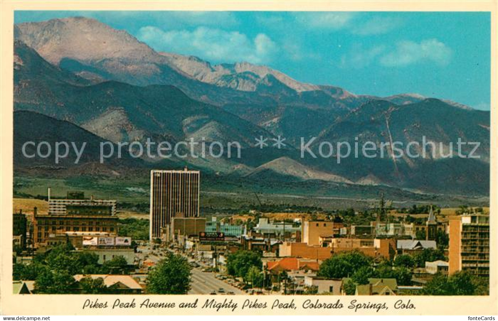 73061540 Colorado Springs Pikes Peak Avenue And Mighty Pikes Peak  Colorado Spri - Andere & Zonder Classificatie