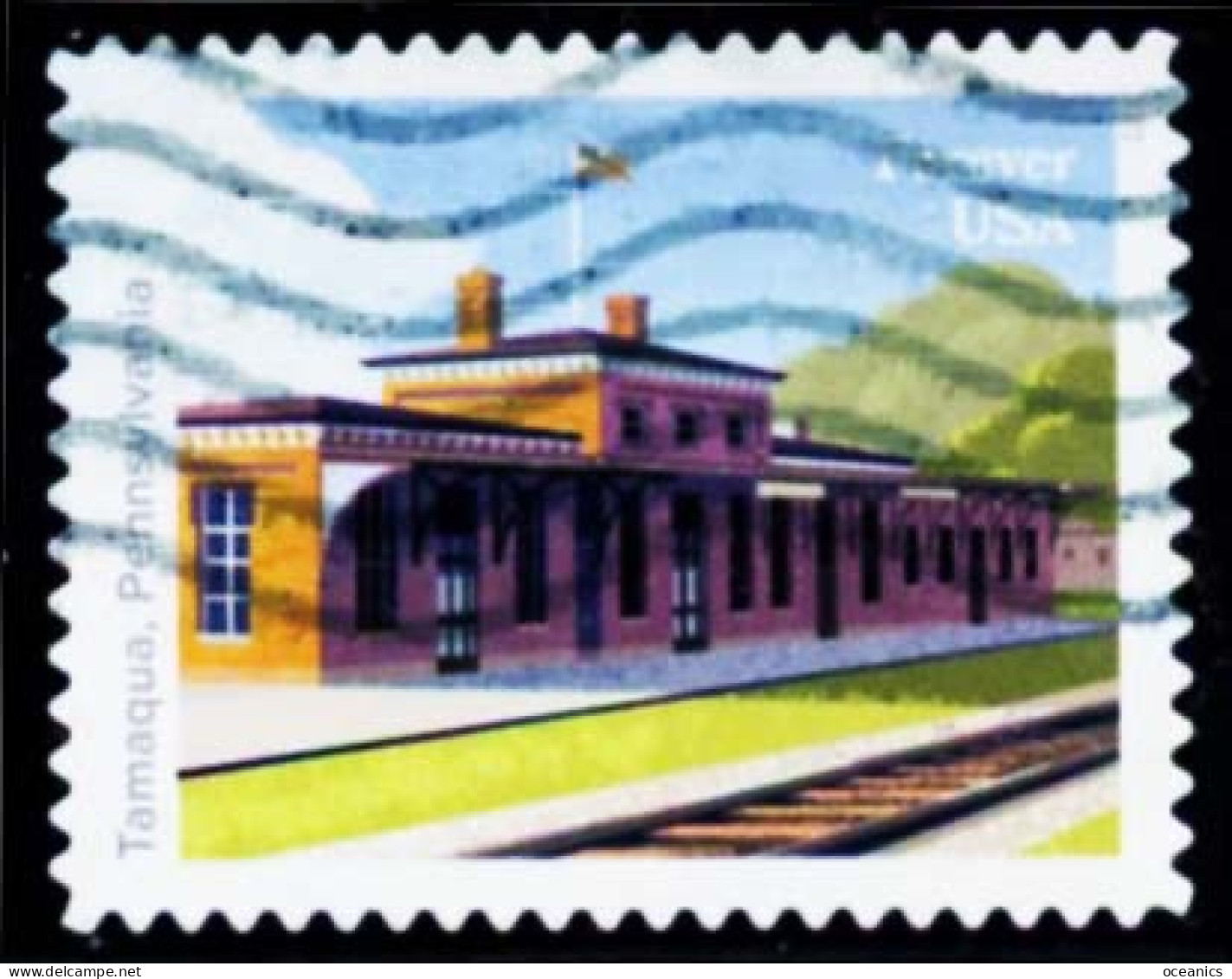 Etats-Unis / United States (Scott No.5761 - Historic Railroad Stations) (o) - Gebruikt