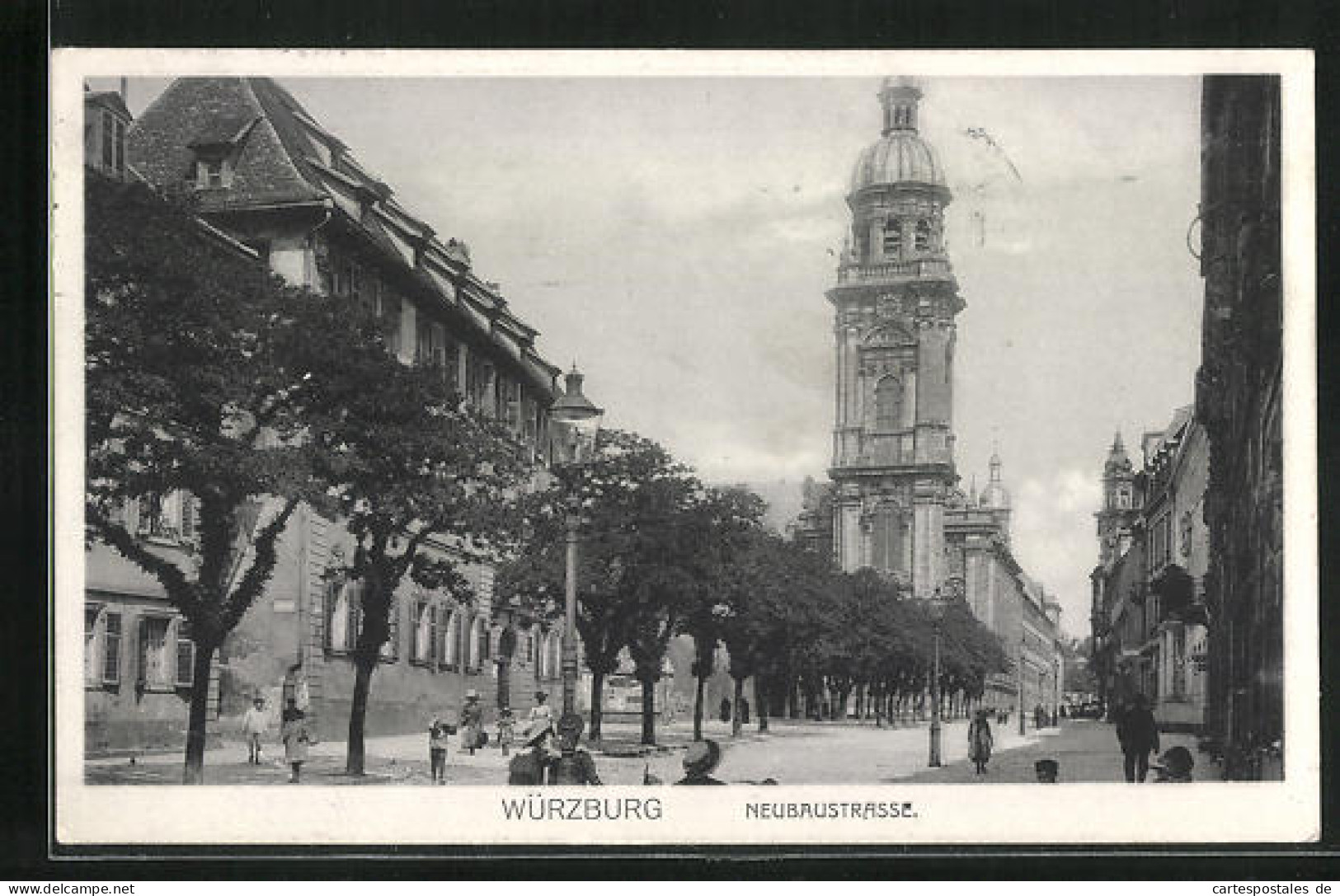 AK Würzburg, Neubaustrasse Mit Passanten  - Würzburg