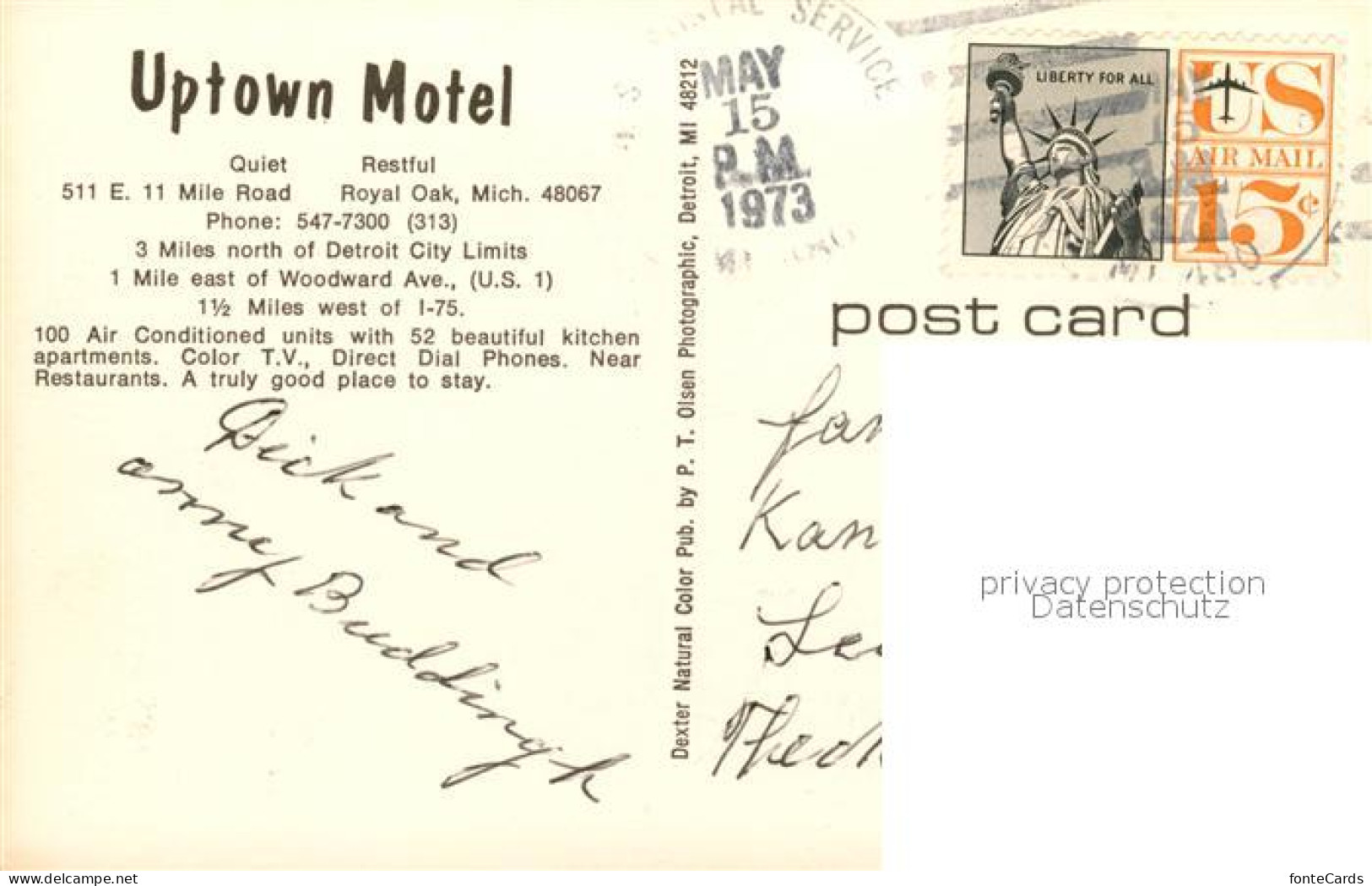 73061516 Detroit_Michigan Uptown Motel - Altri & Non Classificati