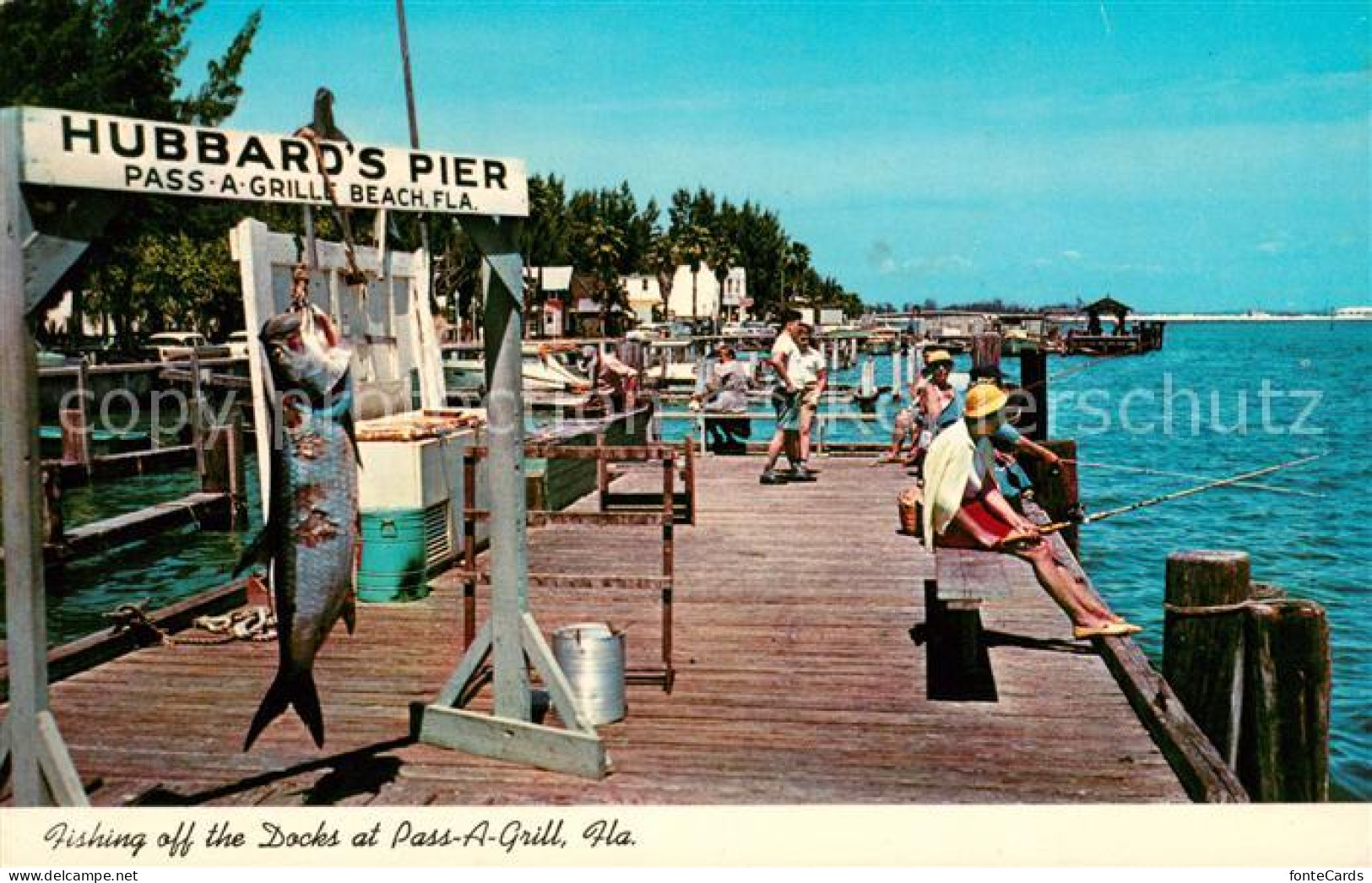 73061515 Florida_US-State Hubbards Pier Fishing Oft The Docks At Pass A Grill - Other & Unclassified