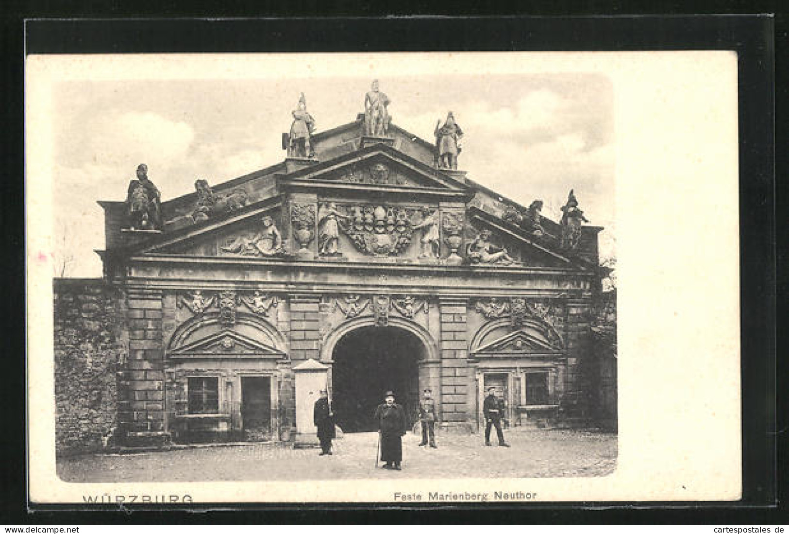 AK Würzburg, Festung Marienberg Neuthor  - Würzburg