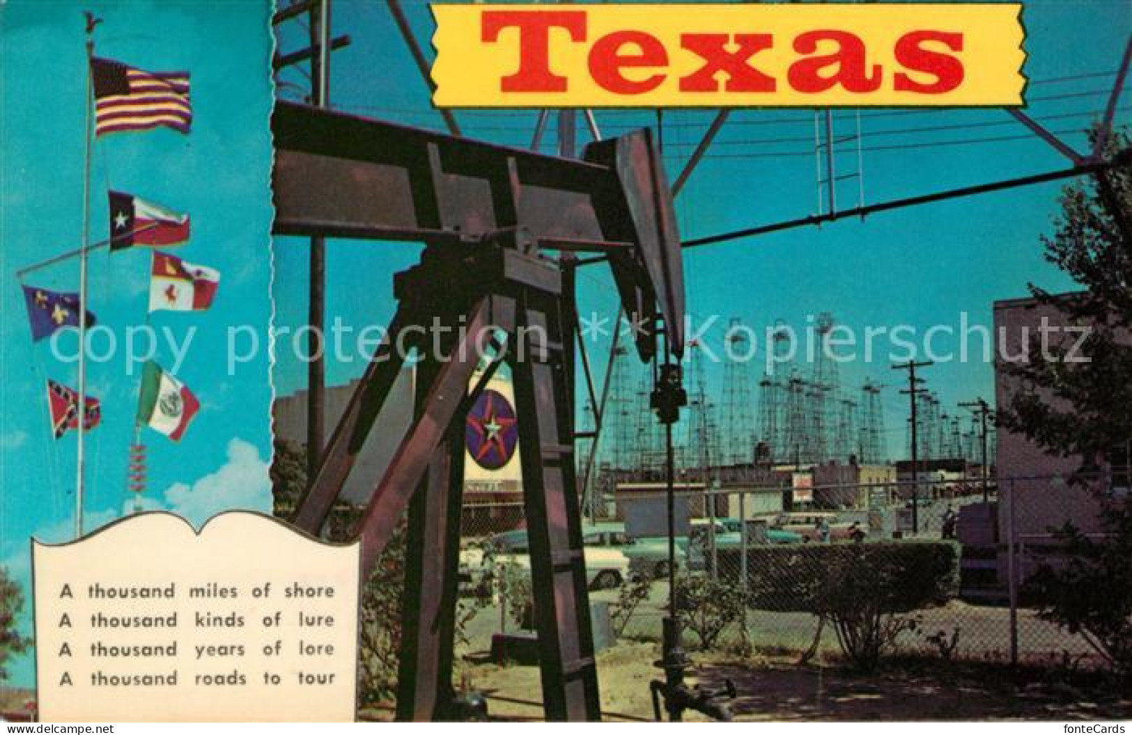 73061475 Texas_US-State Six Flags And Famous Oil Wells - Sonstige & Ohne Zuordnung