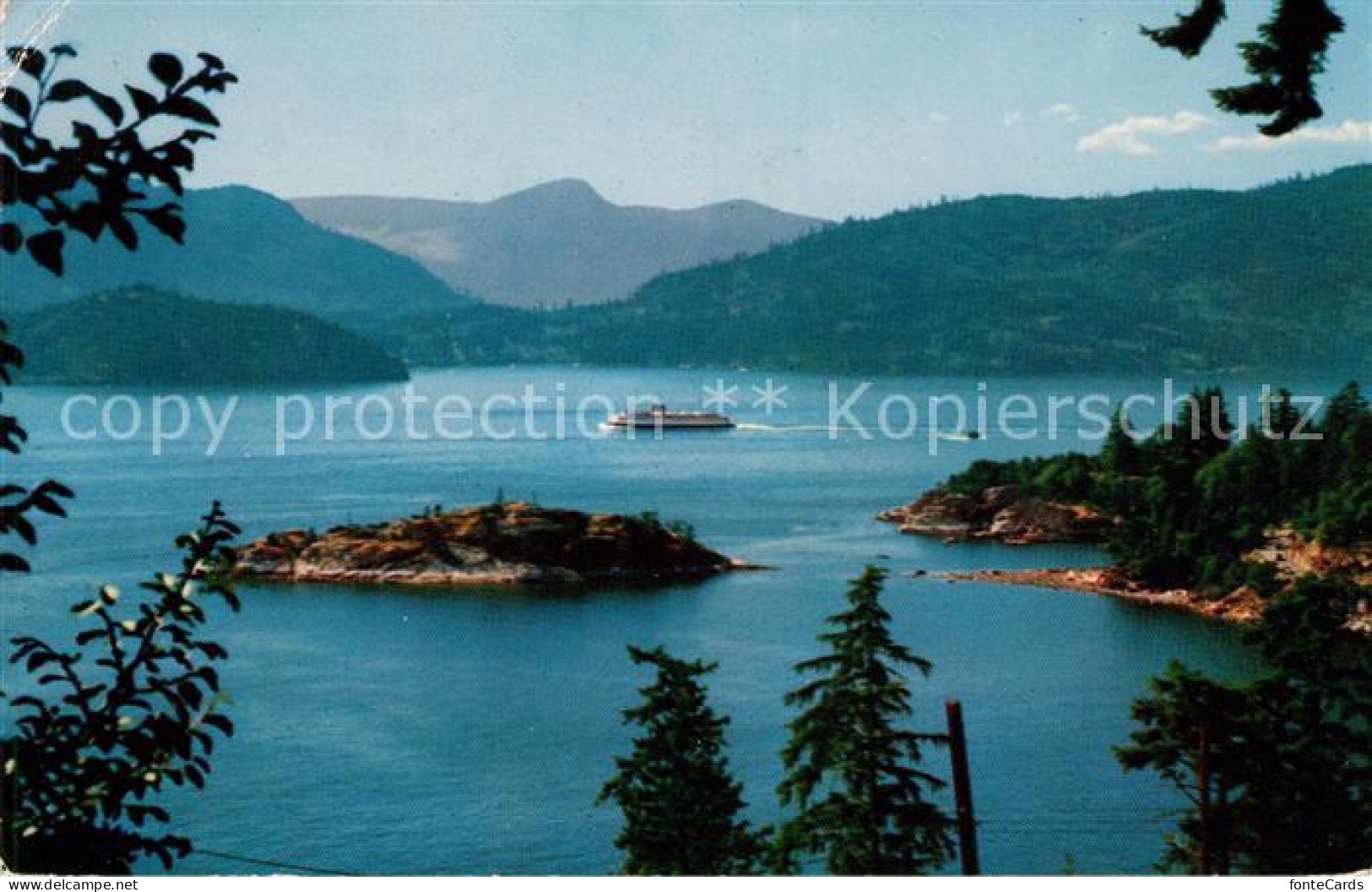 73060873 Vancouver British Columbia Howe Sound Looking Across To Bowen Island Va - Ohne Zuordnung
