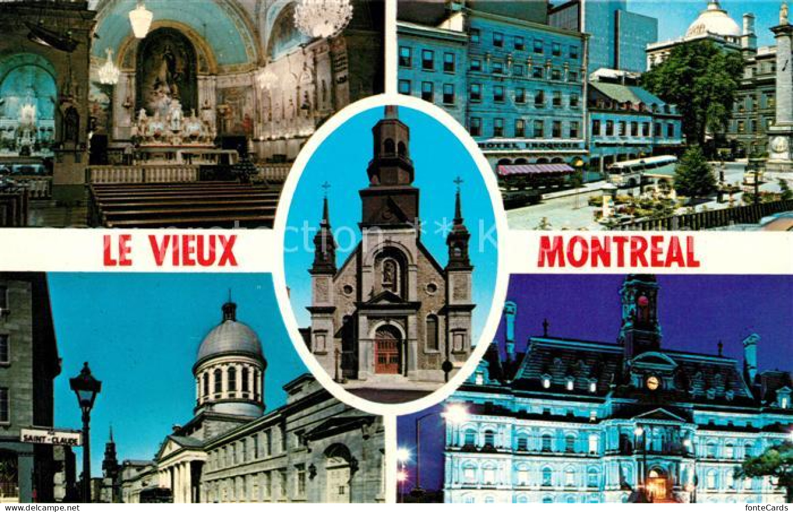 73057267 Montreal Quebec Eglise Notre Dame Du Bon Secours Old City Square Hotel  - Ohne Zuordnung