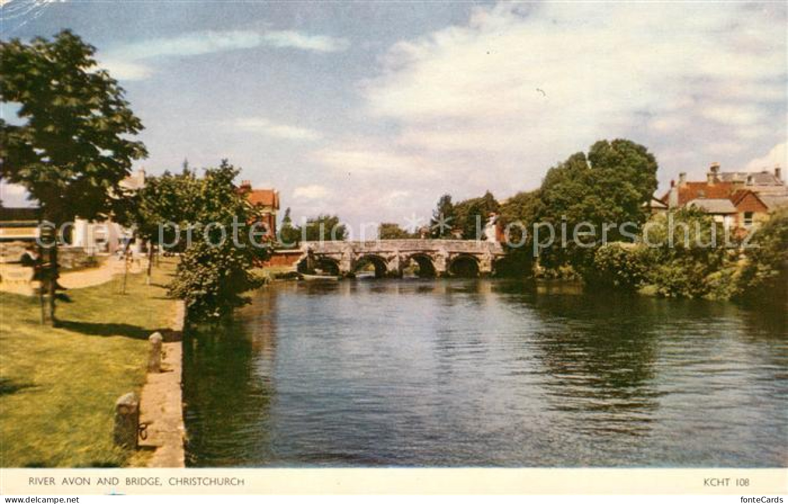 73051245 Christchurch Dorset River Avon Bridge  - Sonstige & Ohne Zuordnung