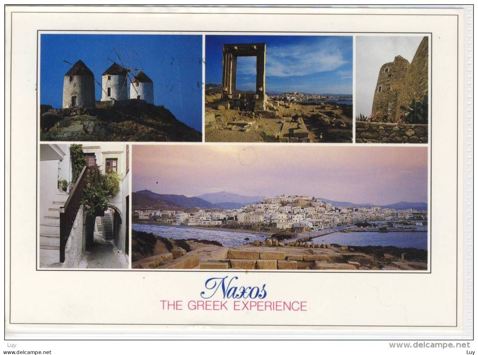 GREECE - GRECE:  NAXOS - The Greek Experience, Multi View,  Large Format,  Nice Stamp - Greece