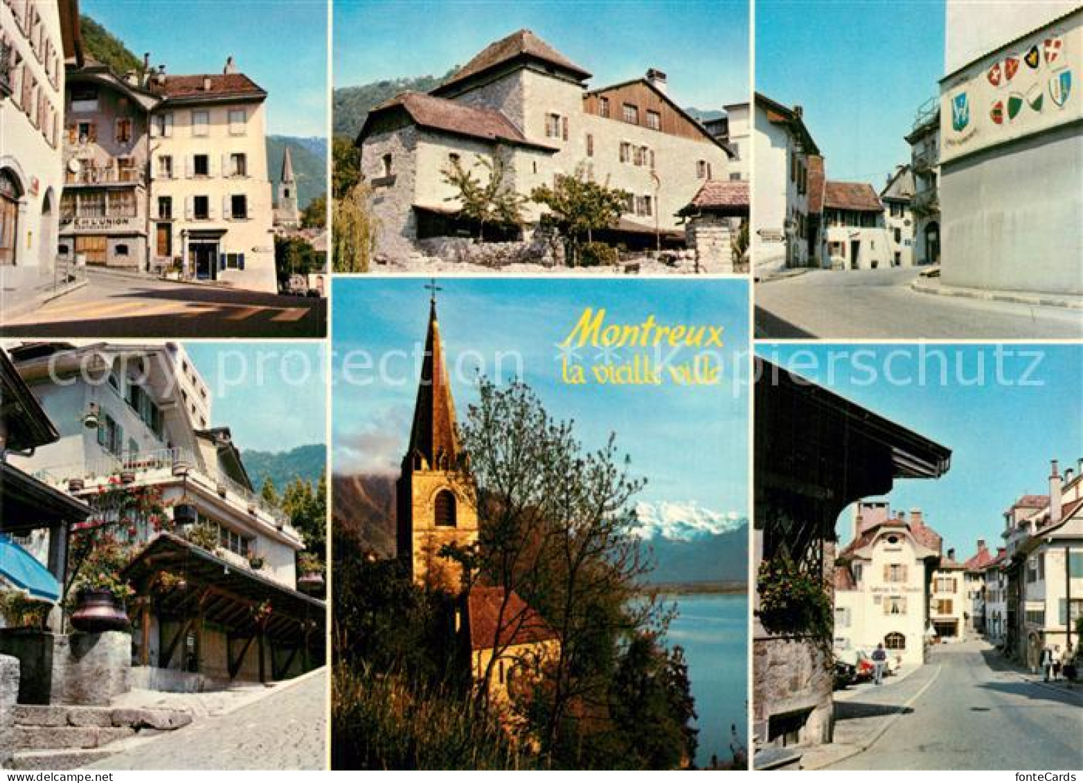 13589756 Montreux VD La Vieille Ville Lac Leman Montreux VD - Autres & Non Classés