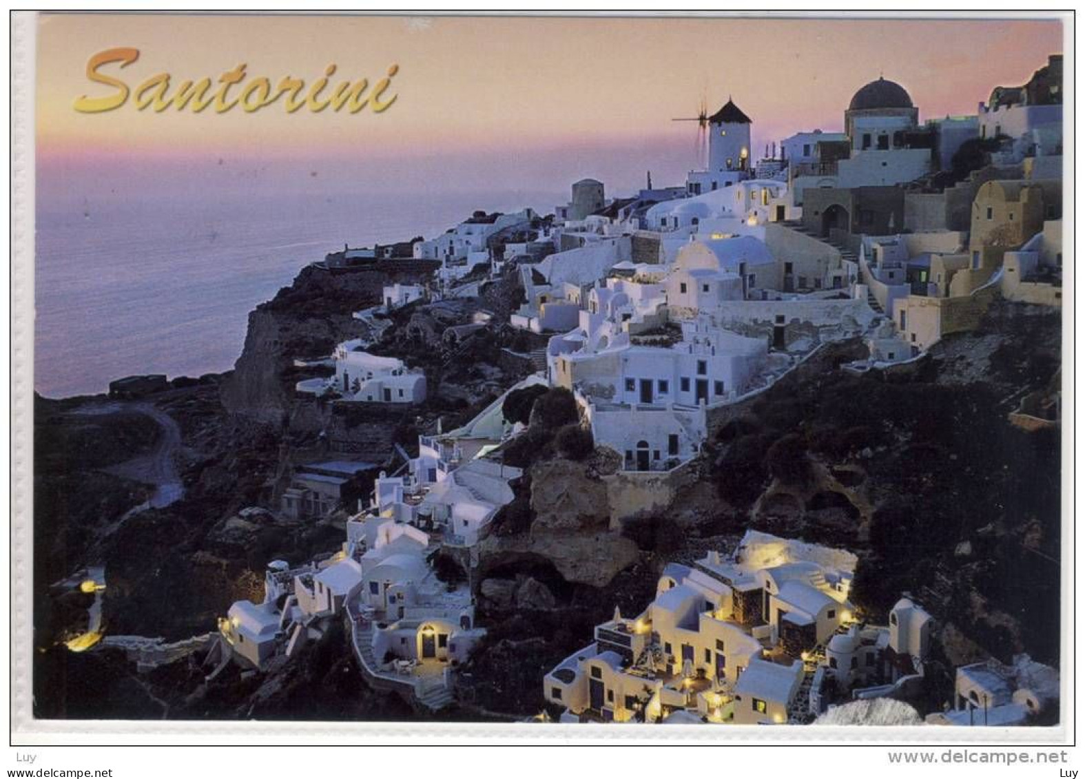 GREECE - GRECE SANTORINI, Panorama,  Large Format,  Nice Stamp 2005 - Greece