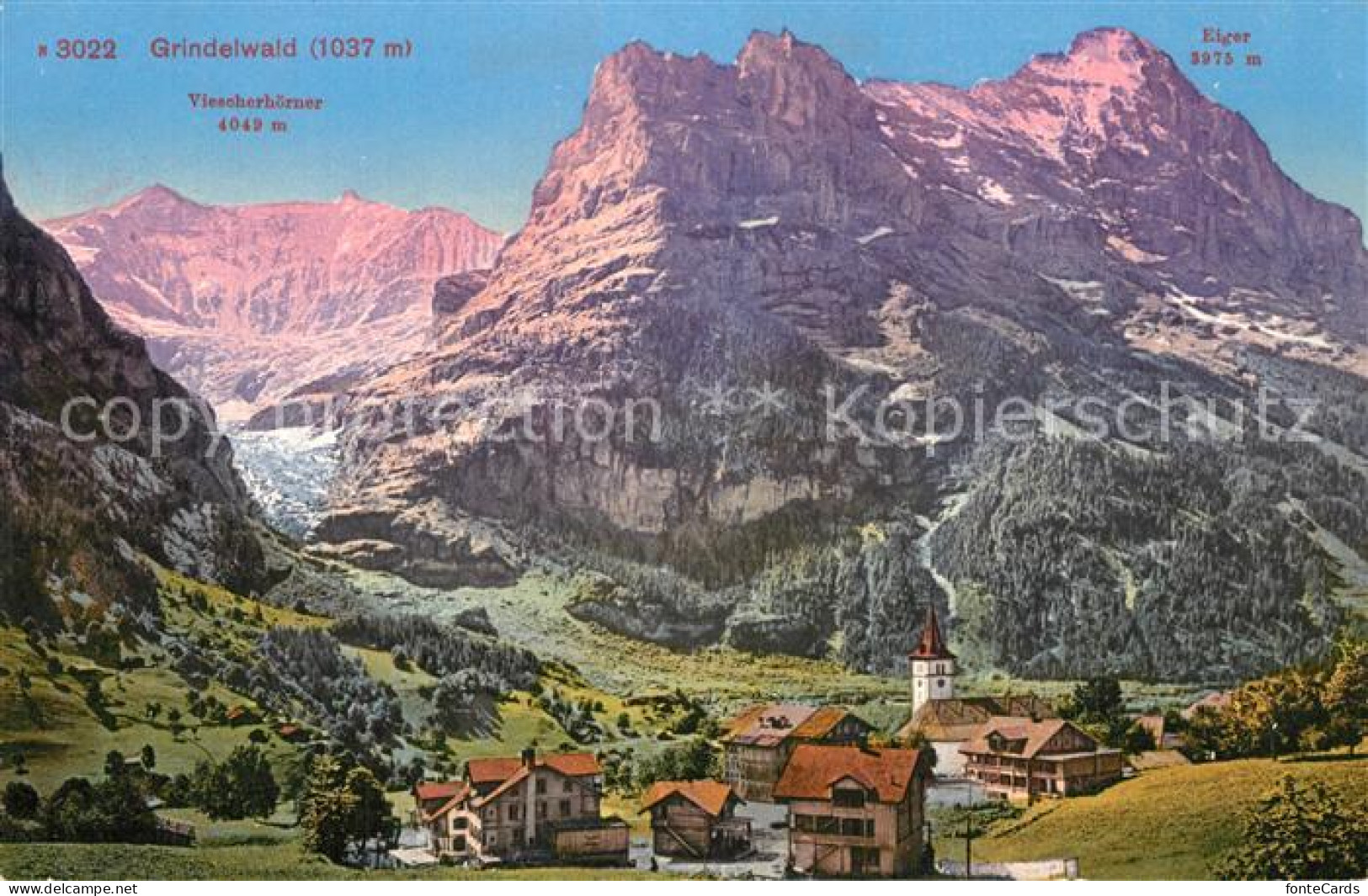 13571886 Grindelwald Viescherhoerner Mit Eiger Grindelwald - Autres & Non Classés