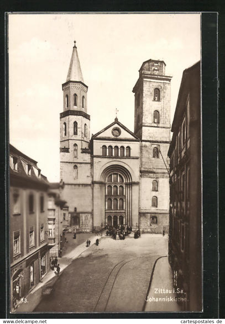 AK Zittau I/Sa, Blick Nach Der Johanniskirche  - Zittau