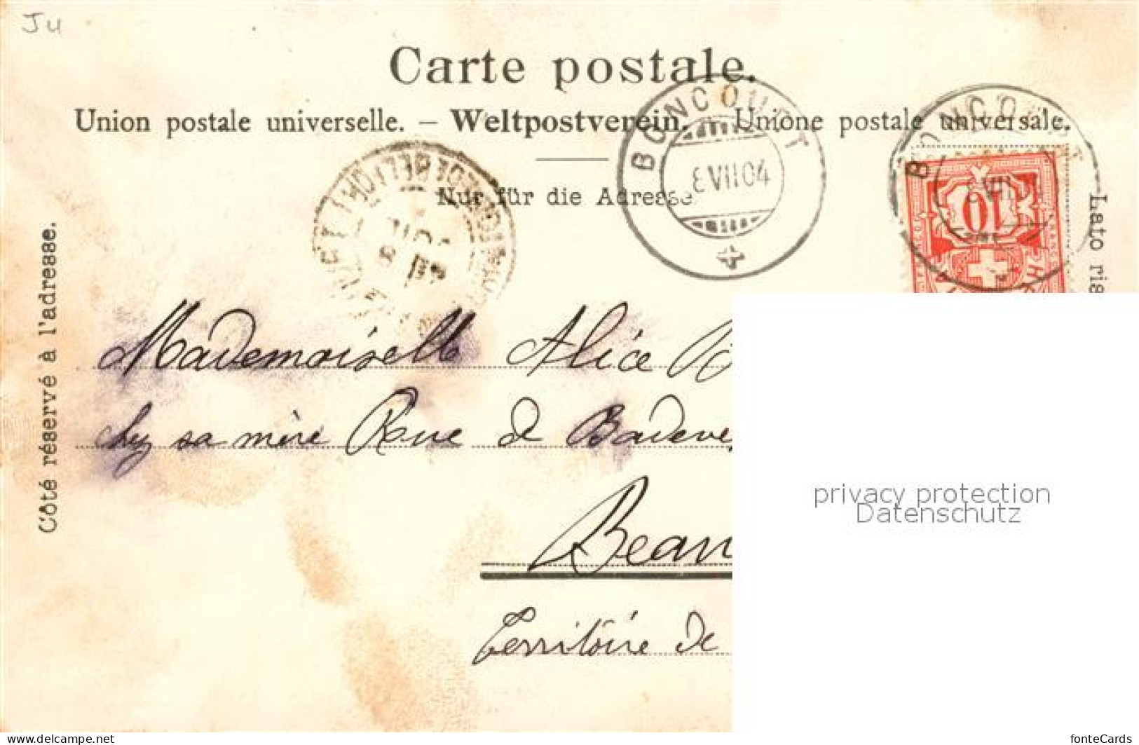 13559706 Boncourt JU Bureau Des Postes Boncourt JU - Andere & Zonder Classificatie