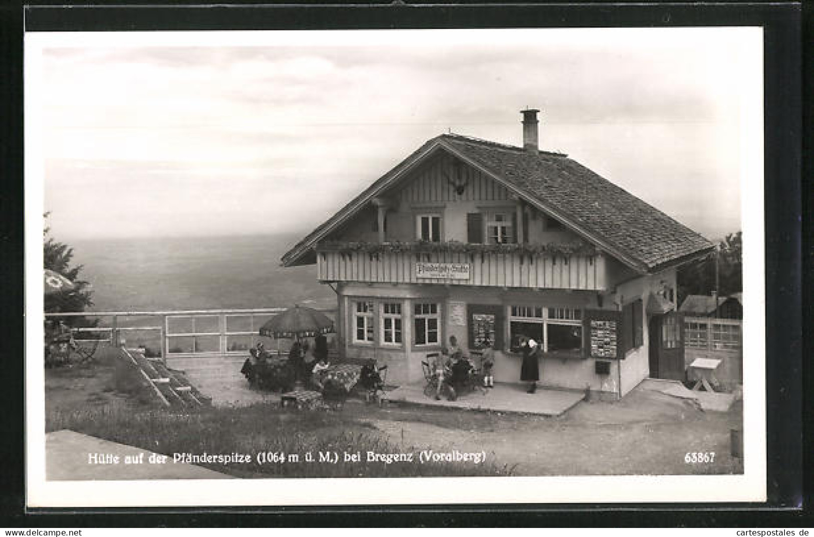 AK Bregenz, Hütte Auf Der Pfänderspitze  - Altri & Non Classificati