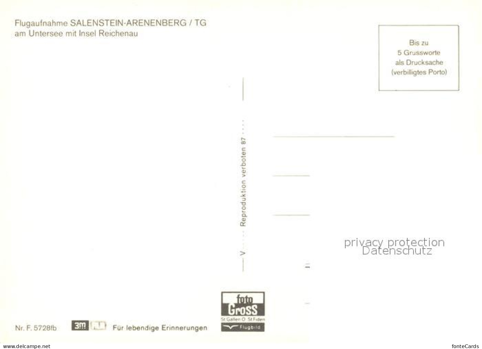13353896 Arenenberg Fliegeraufnahme Untersee Mit Insel Reichenau Arenenberg - Sonstige & Ohne Zuordnung